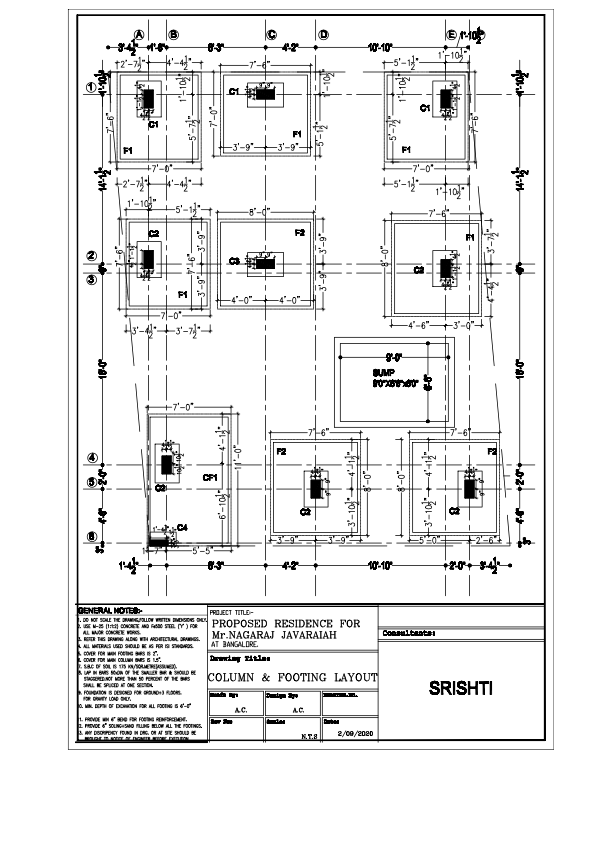 3D drawing and floor plan 35 — Srishti Constructions