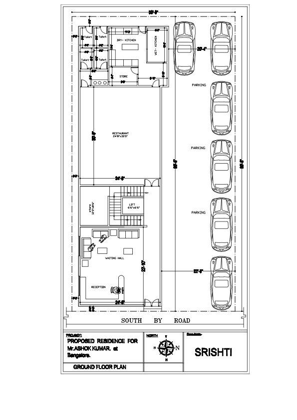 3D drawing and floor plan 38 — Srishti Constructions