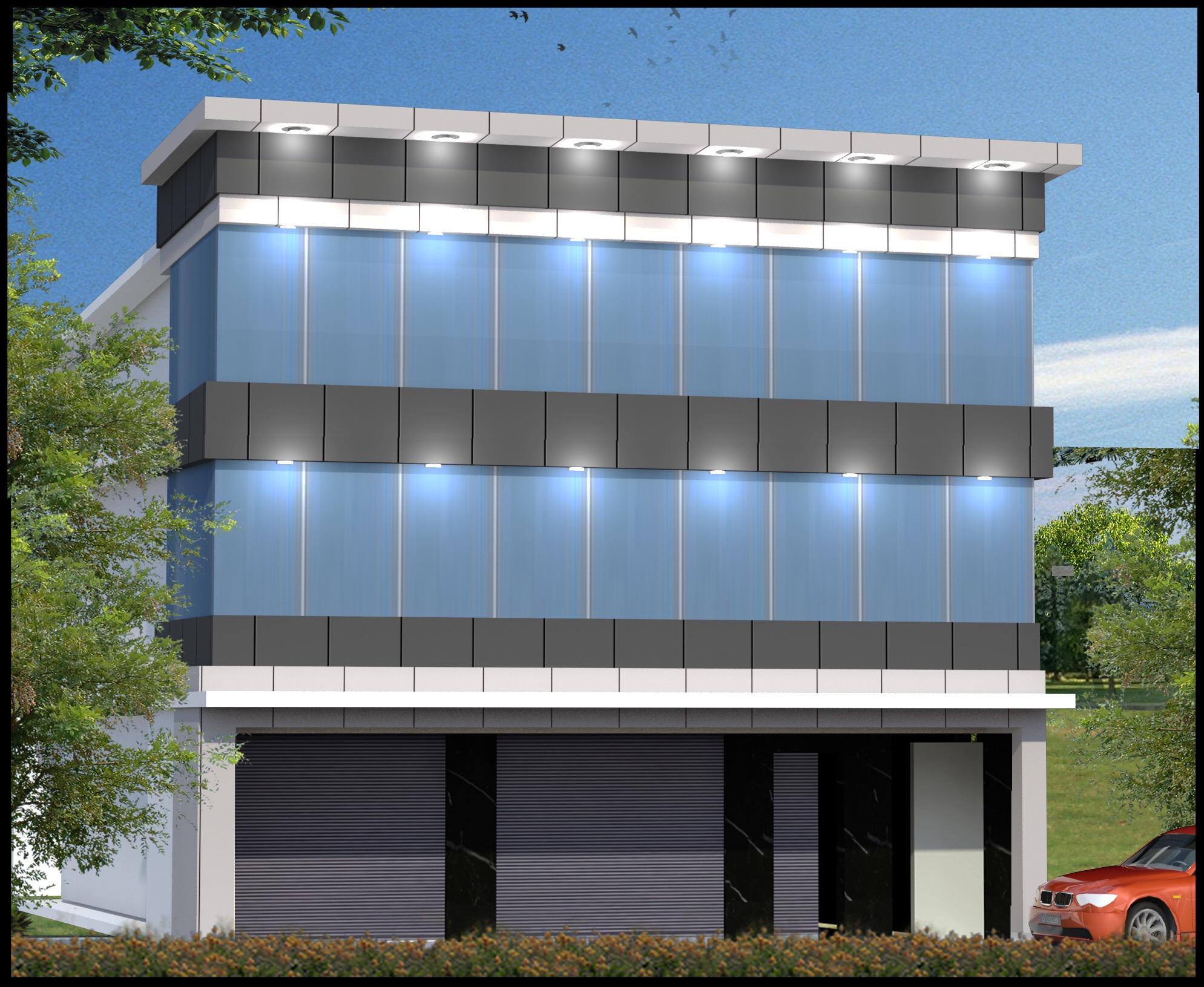 3D drawing and floor plan 5 — Srishti Constructions
