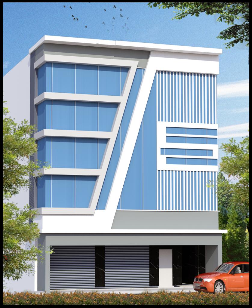 3D drawing and floor plan 6 — Srishti Constructions